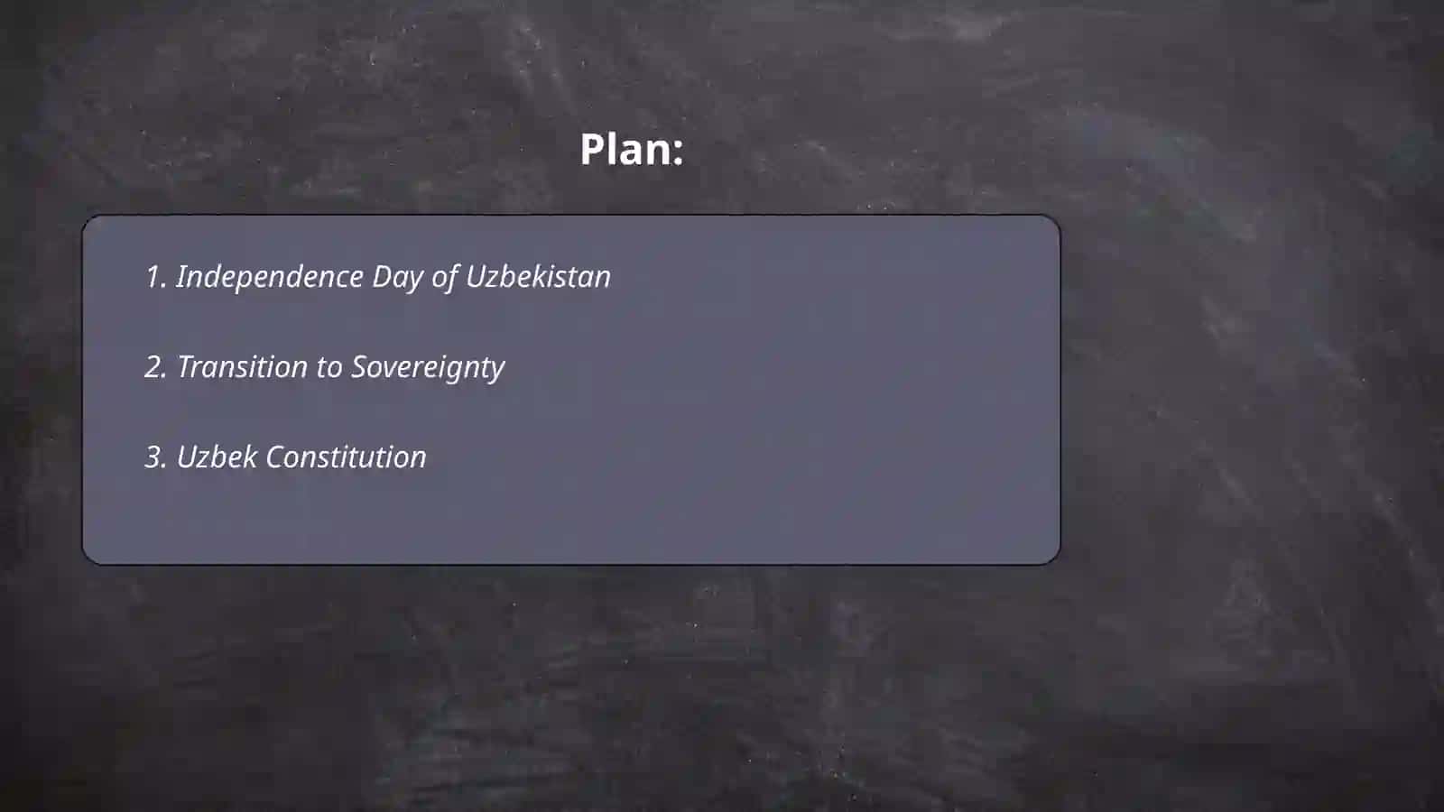 Independent Uzbekistan 2