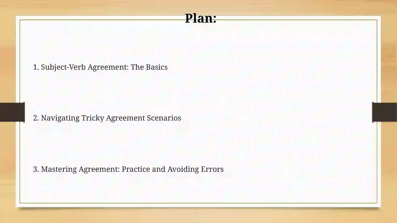 Understanding Subjects and Predicates: The Foundation 2
