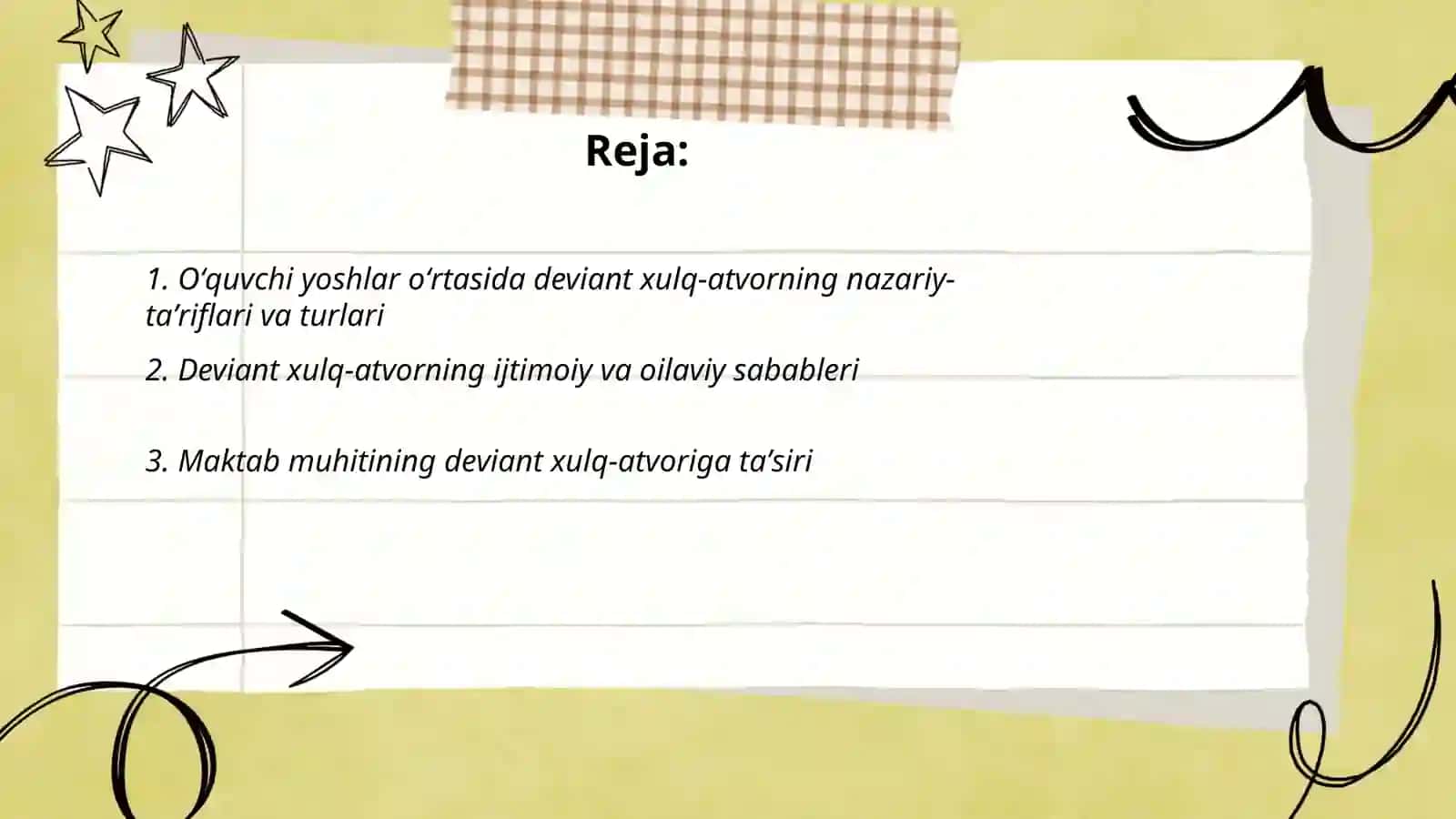 Oʻquvchi yoshlar oʻrtasida deviant xulq atvor 2