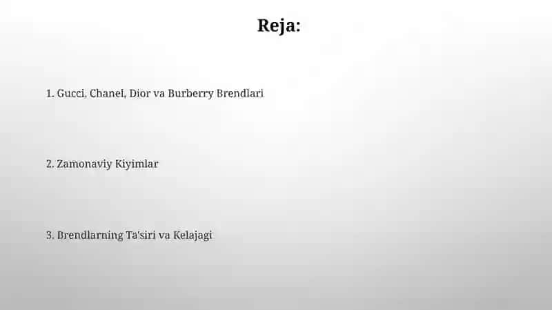 Burberry An'analari 2