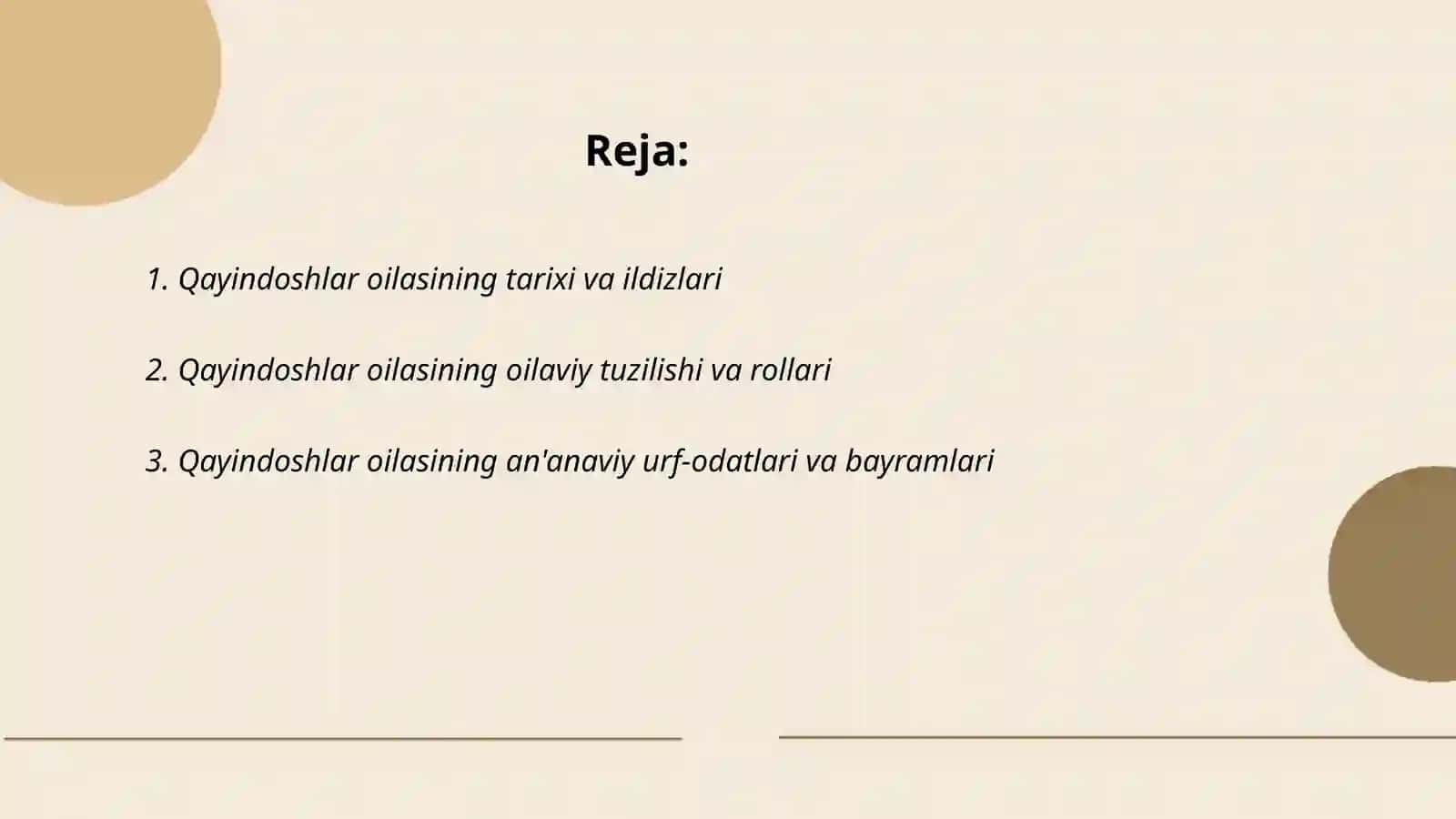Qayindoshlar oilasi 2