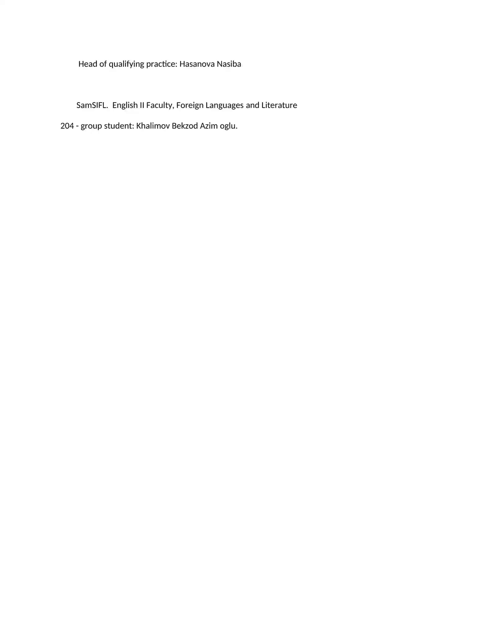 Qualifying Internship at 32nd Comprehensive School 2