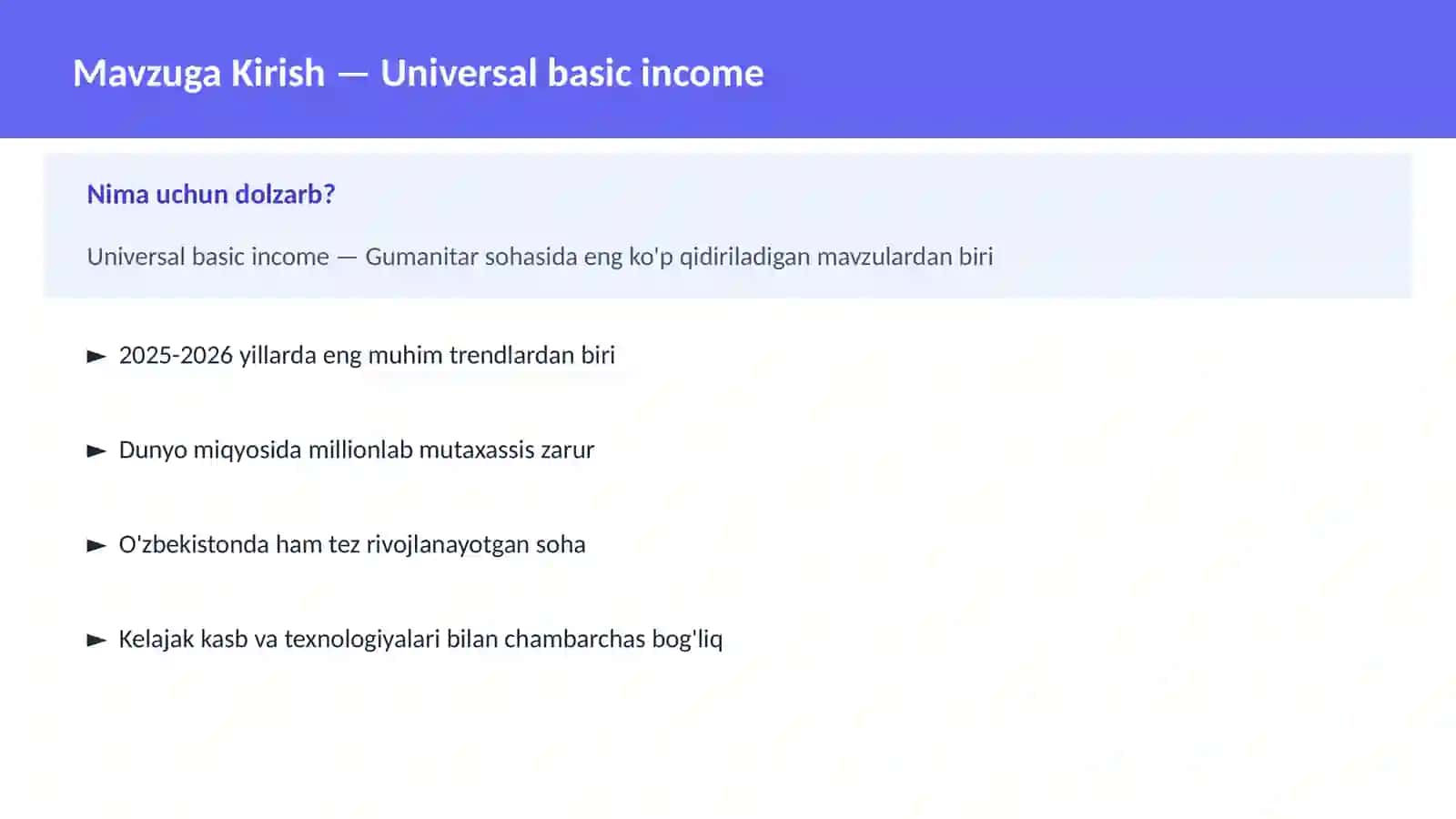 Universal basic income 2