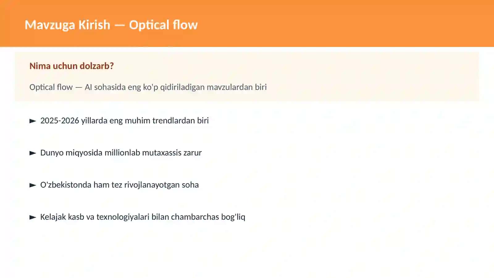 Optical flow 2