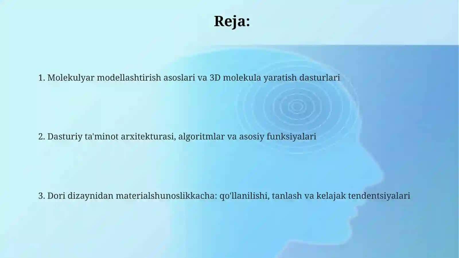 Molekulyar modellashtirish va 3D molekula yaratish dasturlari 2
