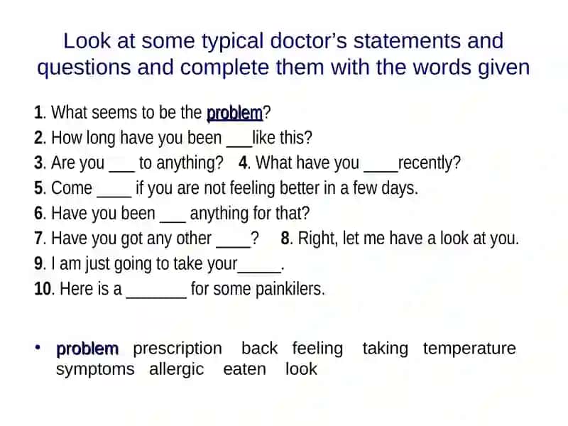 At the doctor's 2