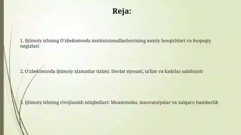 Oʻzbekistonda ijtimoiy ish institutsionalashuvi 2