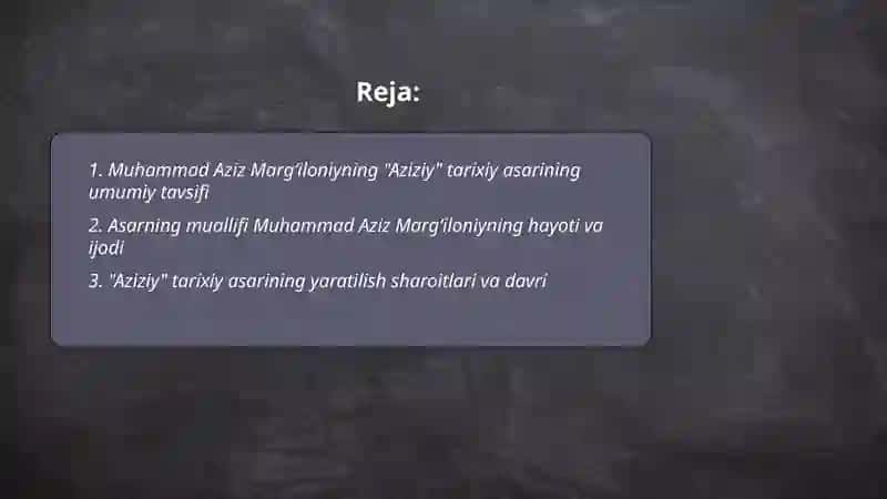 Muhammad Aziz Margʻiloniyning Aziziy asari 2