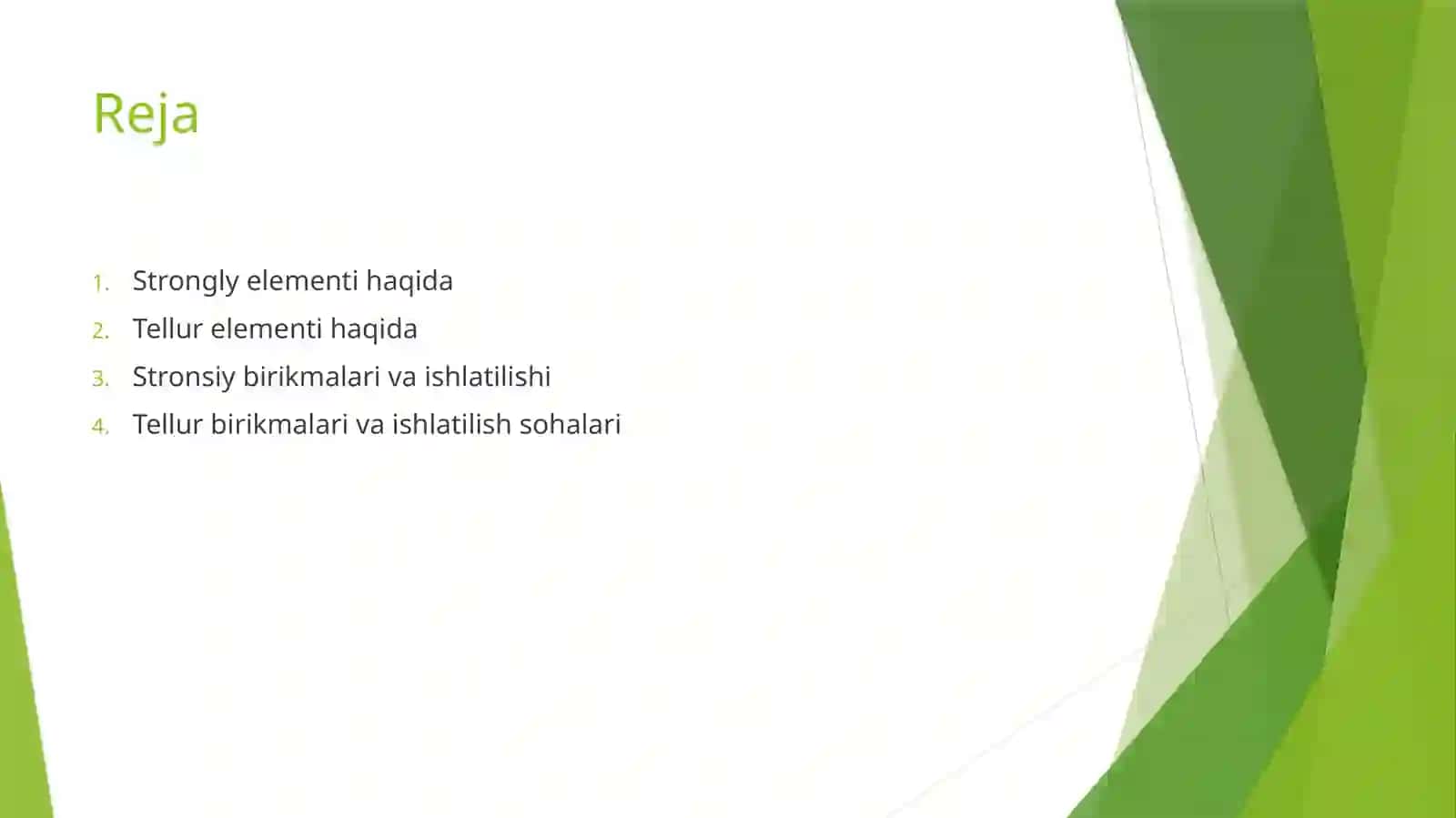 Stronsiy vatelluridebirikmalari ishlatilish sohalari 2