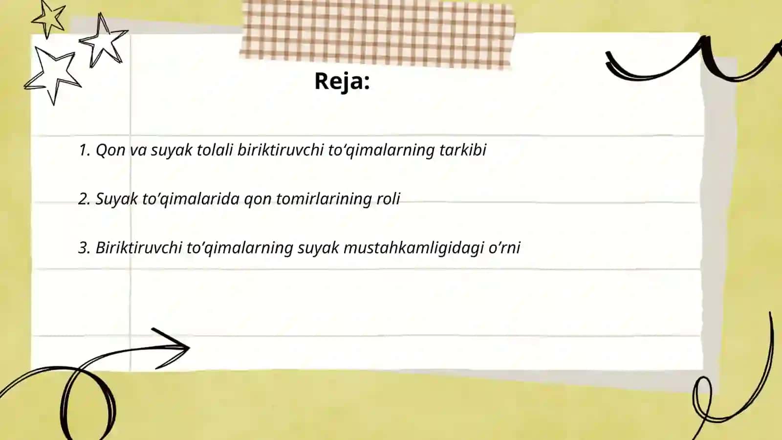 Qon va suyak tolali biriktiruvchi toʻqimalarning oʻzaro munosabati 2