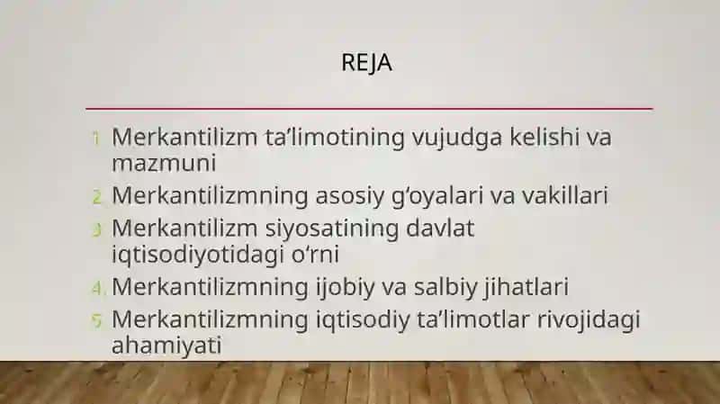 Merkantilizm 2