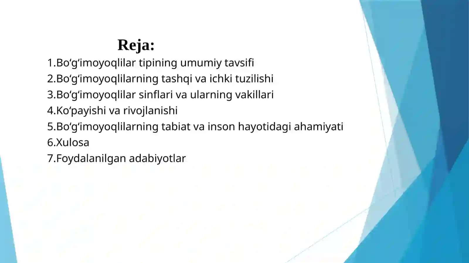 Bo’g’imoyoqlilar 2
