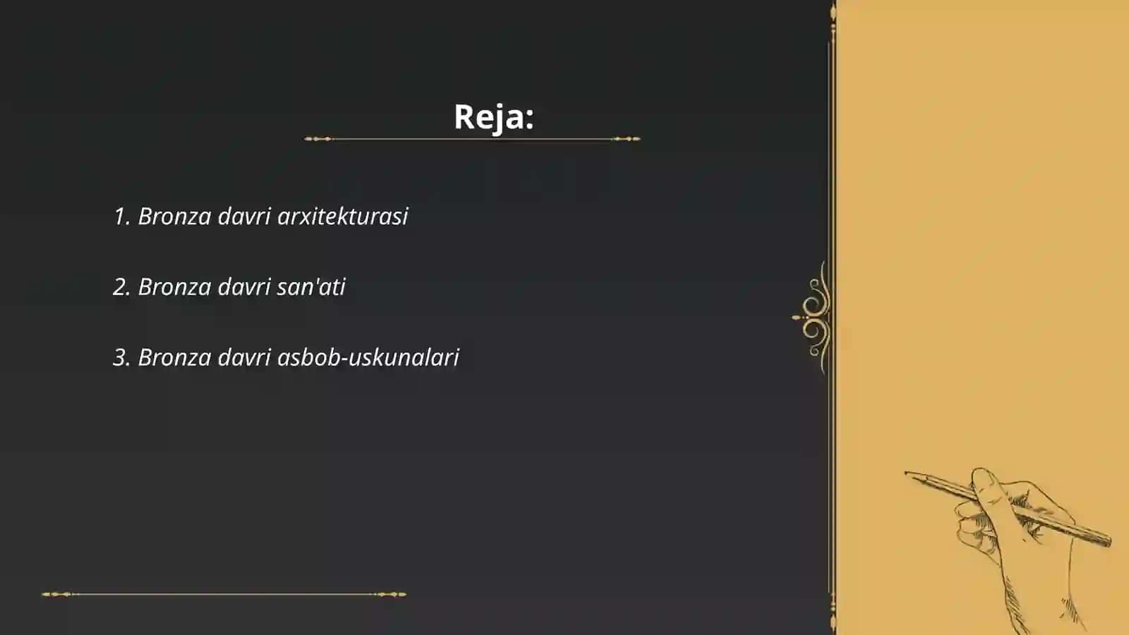 Bronza davri yodgorliklari 2