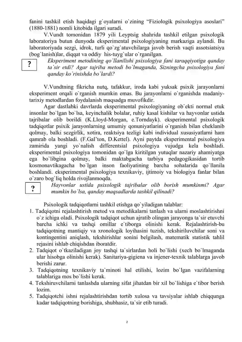 Eksperimental Psixologiya 2