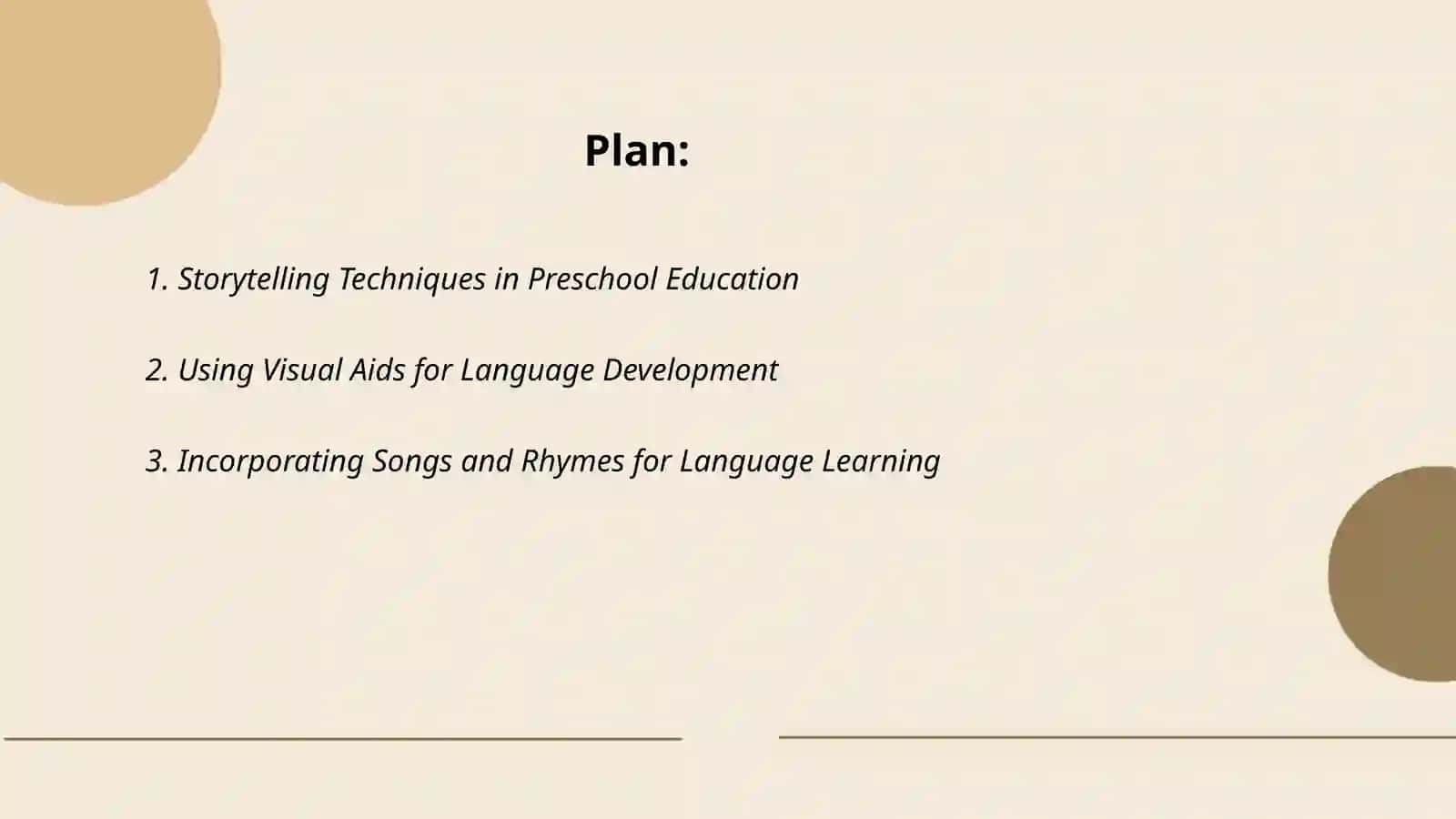Microteaching using materials for preschool learners 2