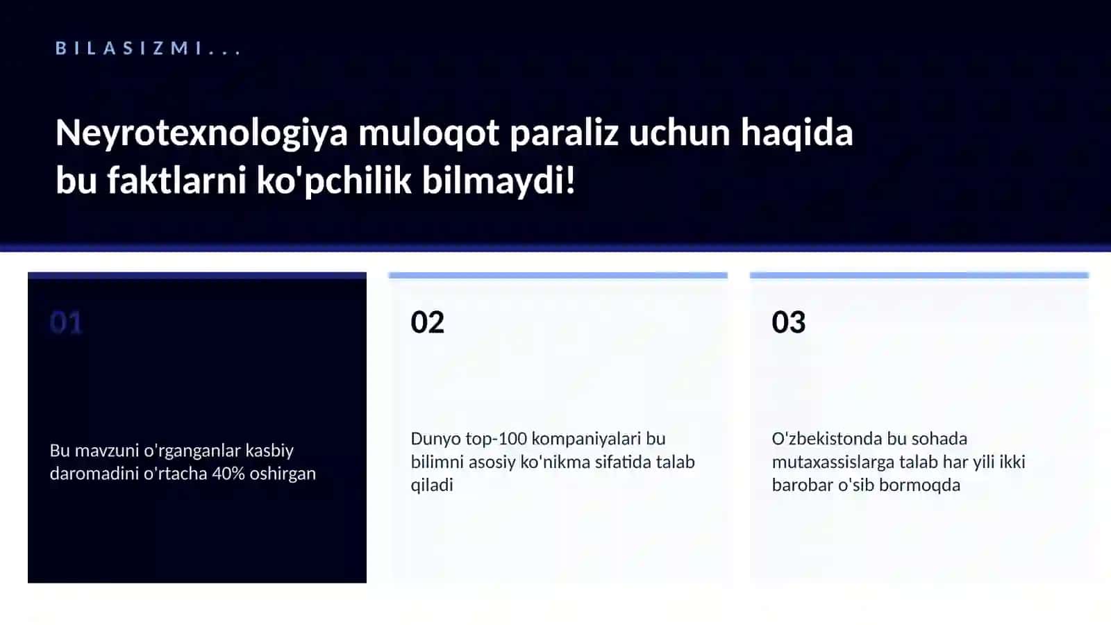 NEYROTEXNOLOGIYA VA MIYA 2