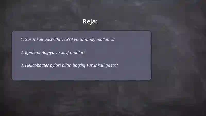 Surunkali gastritlar 2