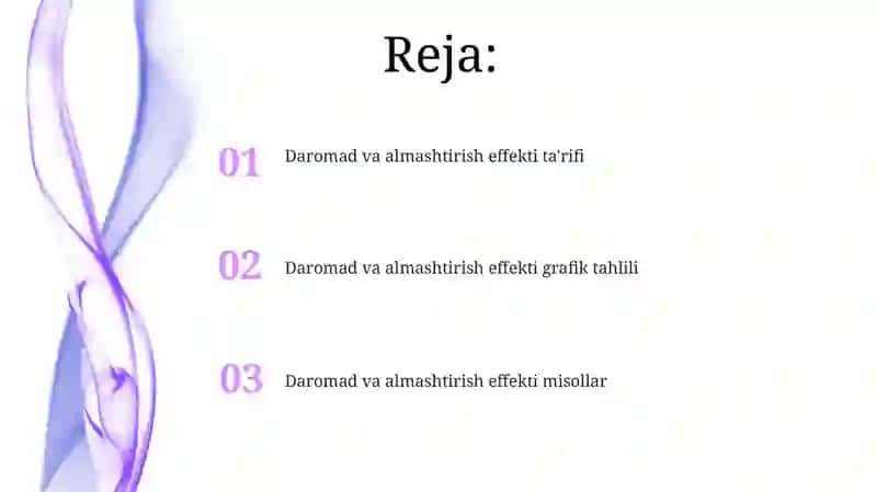 Daromad va almashtirish samarasi 2