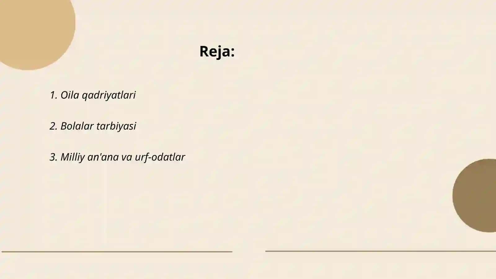 Oila qadriyatlari 2