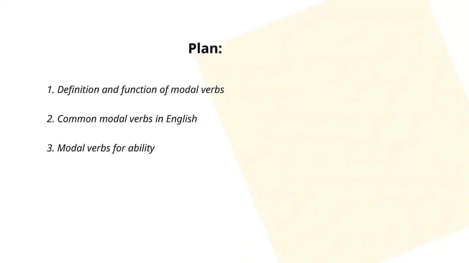 Modal verbs 2