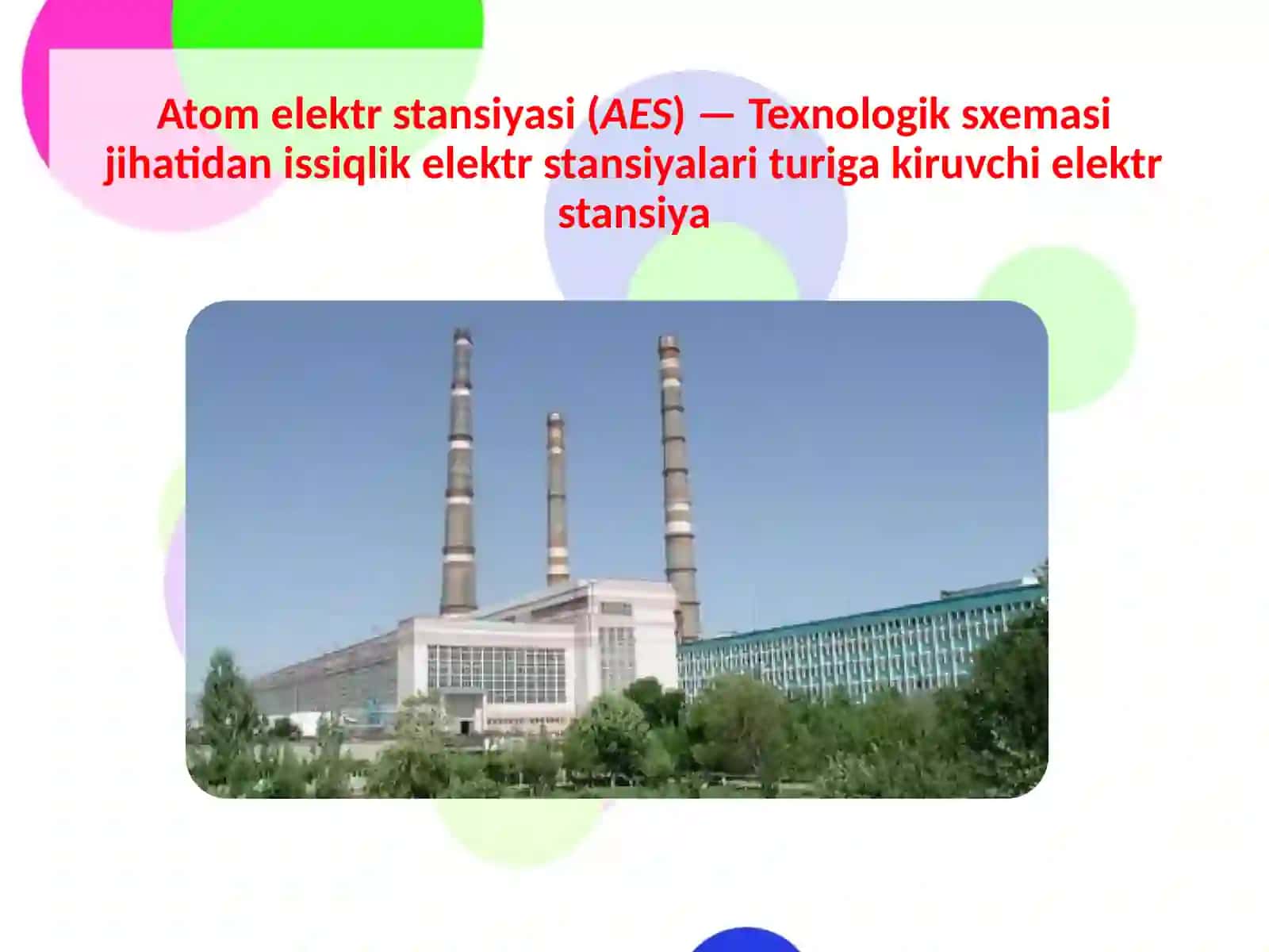ATOM ELEKTR STANSIYASI 2