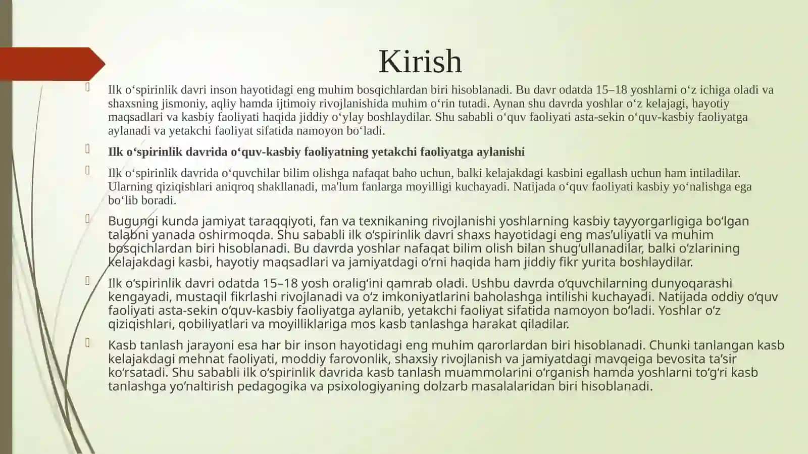 Ilko‘spirinlik davri 2