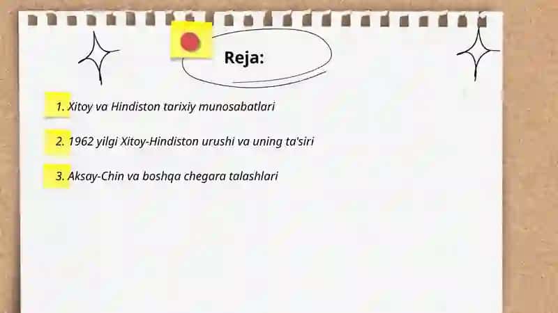Xitoy va Hindiston muomolari 2