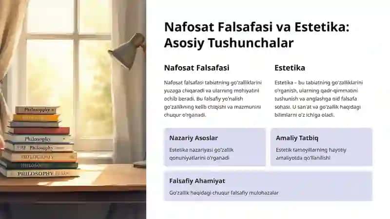 Nafosat Falsafasi: Estetika 2