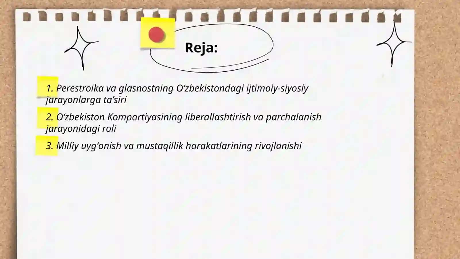 Oʻzbekistonning Ijtimoiy Siyosiy Jarayonlari 2