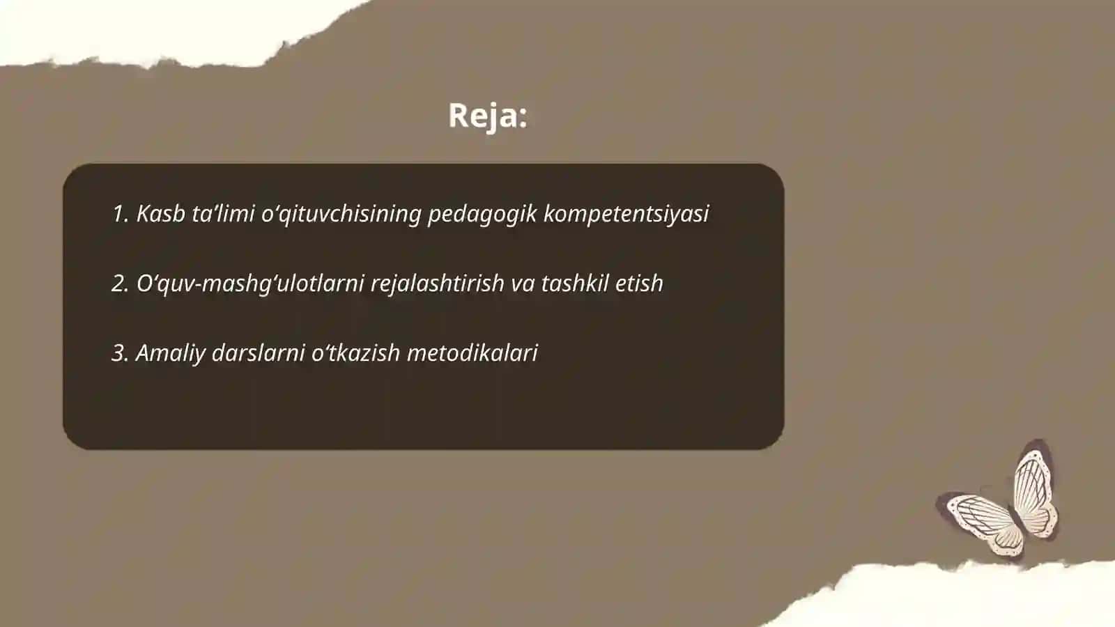 Kasb taʼlimi oʻqituvchisining pedagogik mahorati 2
