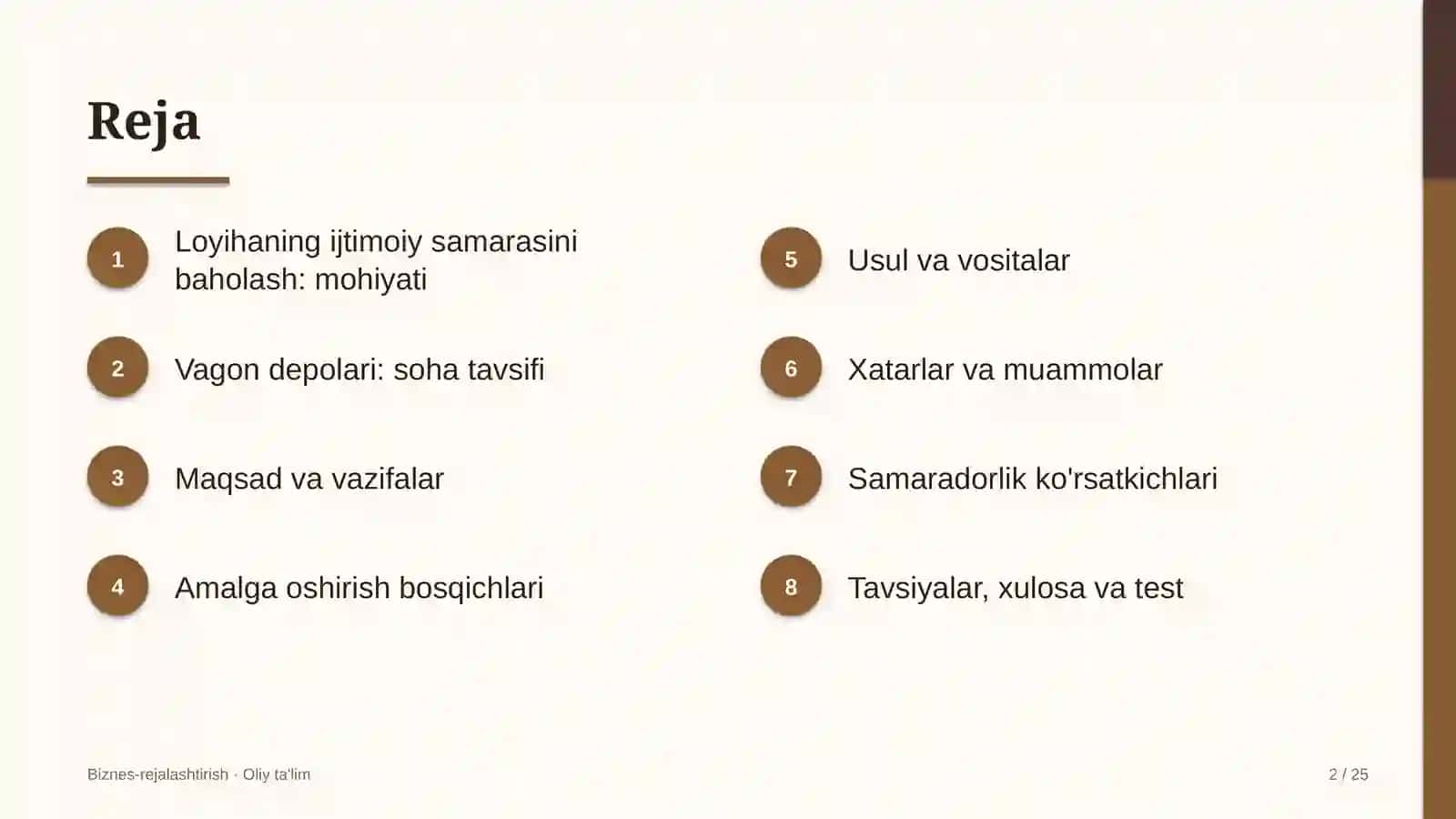 vagon depolarida loyihaning ijtimoiy samarasini baholash 6379 2