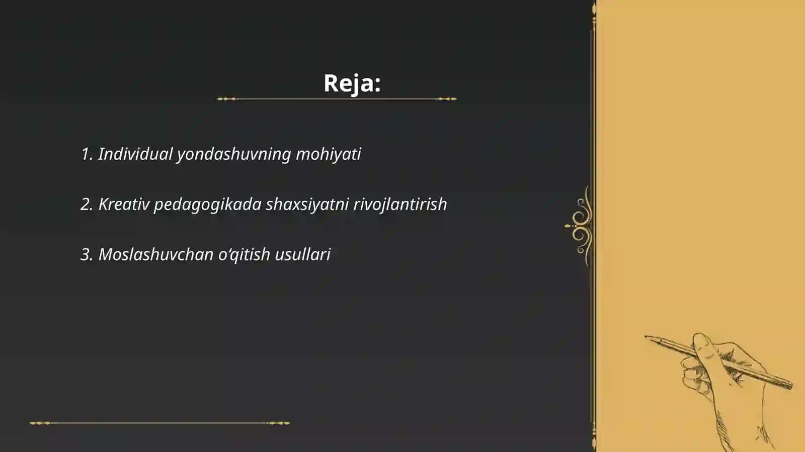 Individual yondashuvning mohiyati 2