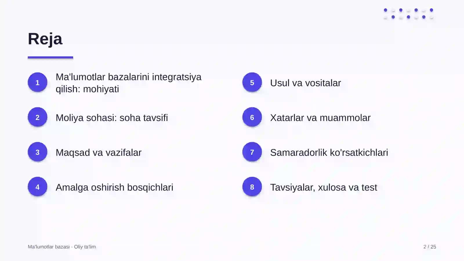 moliya sohasida ma'lumotlar bazalarini integratsiya qilish 6916 2