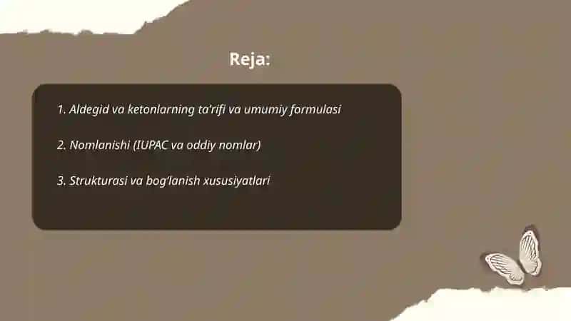 Aldegid va ketonlar 2