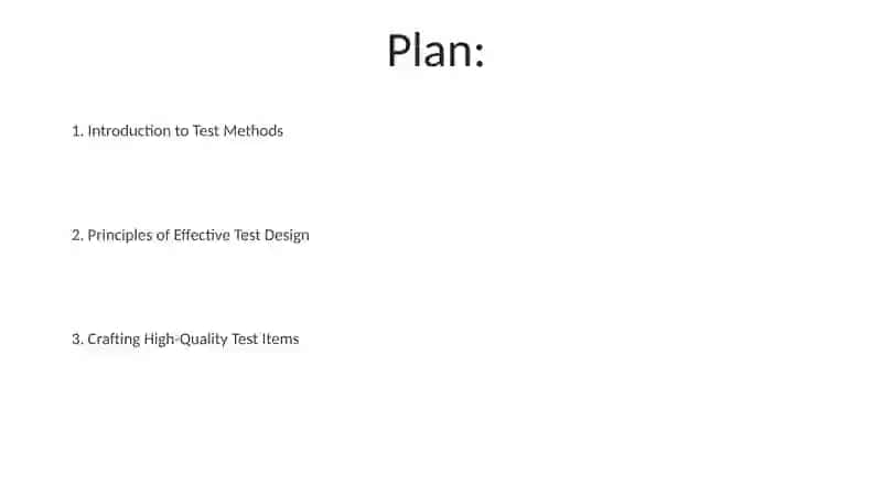 Introduction to Test Methods 2