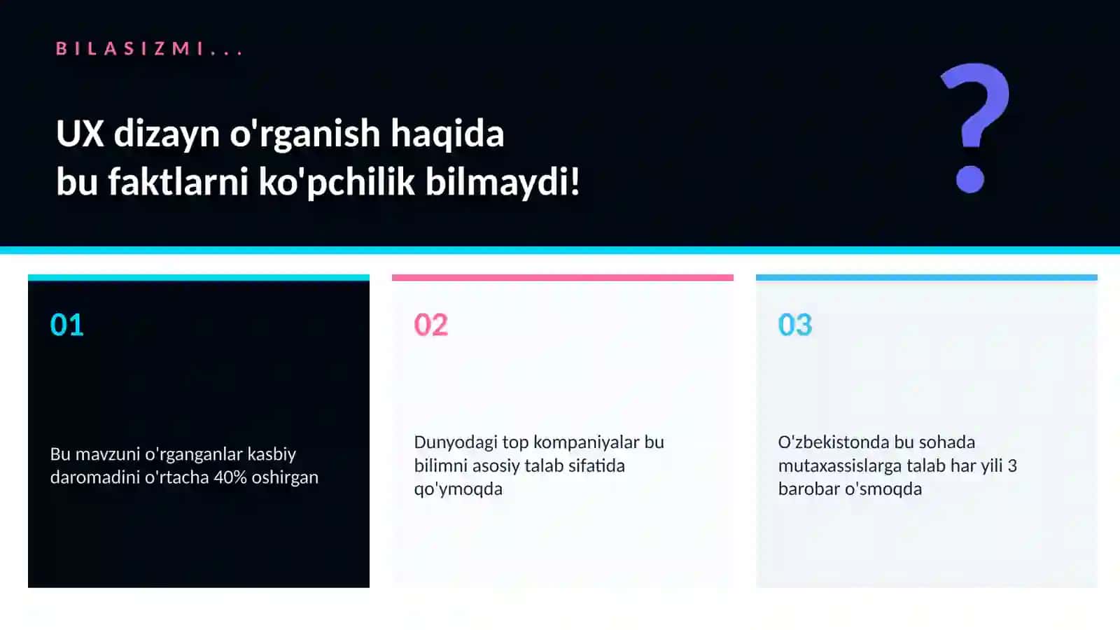 UX dizayn o'rganish 2