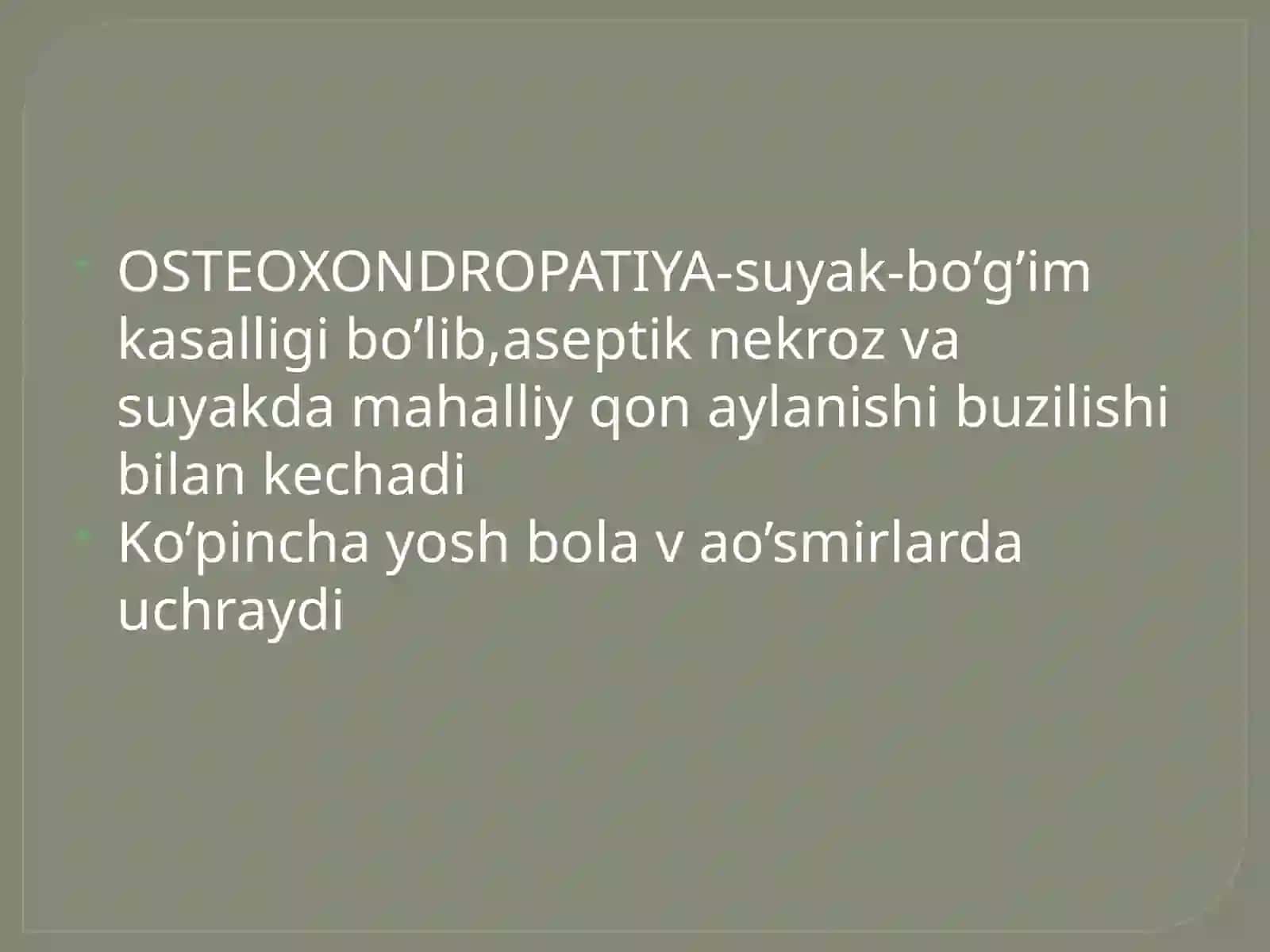 OSTEOXONDROPATIYA 2