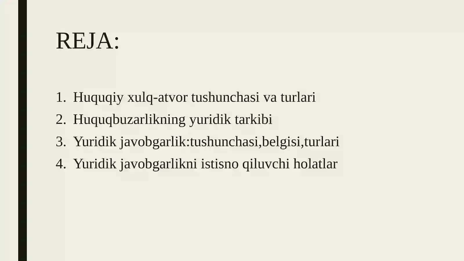 Huquqiyxulq-atvort, huquqbuzarlikva yuridik javobgarlik 2