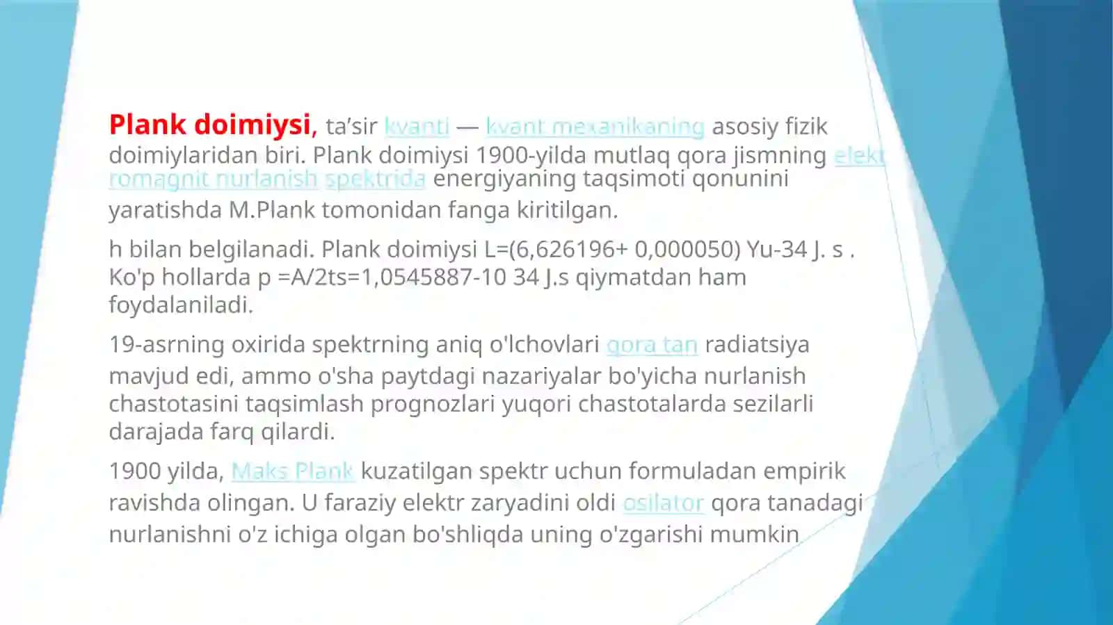 Plank doimiysi 2