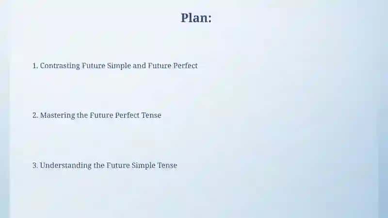 Future simple and Future perfect tense 2