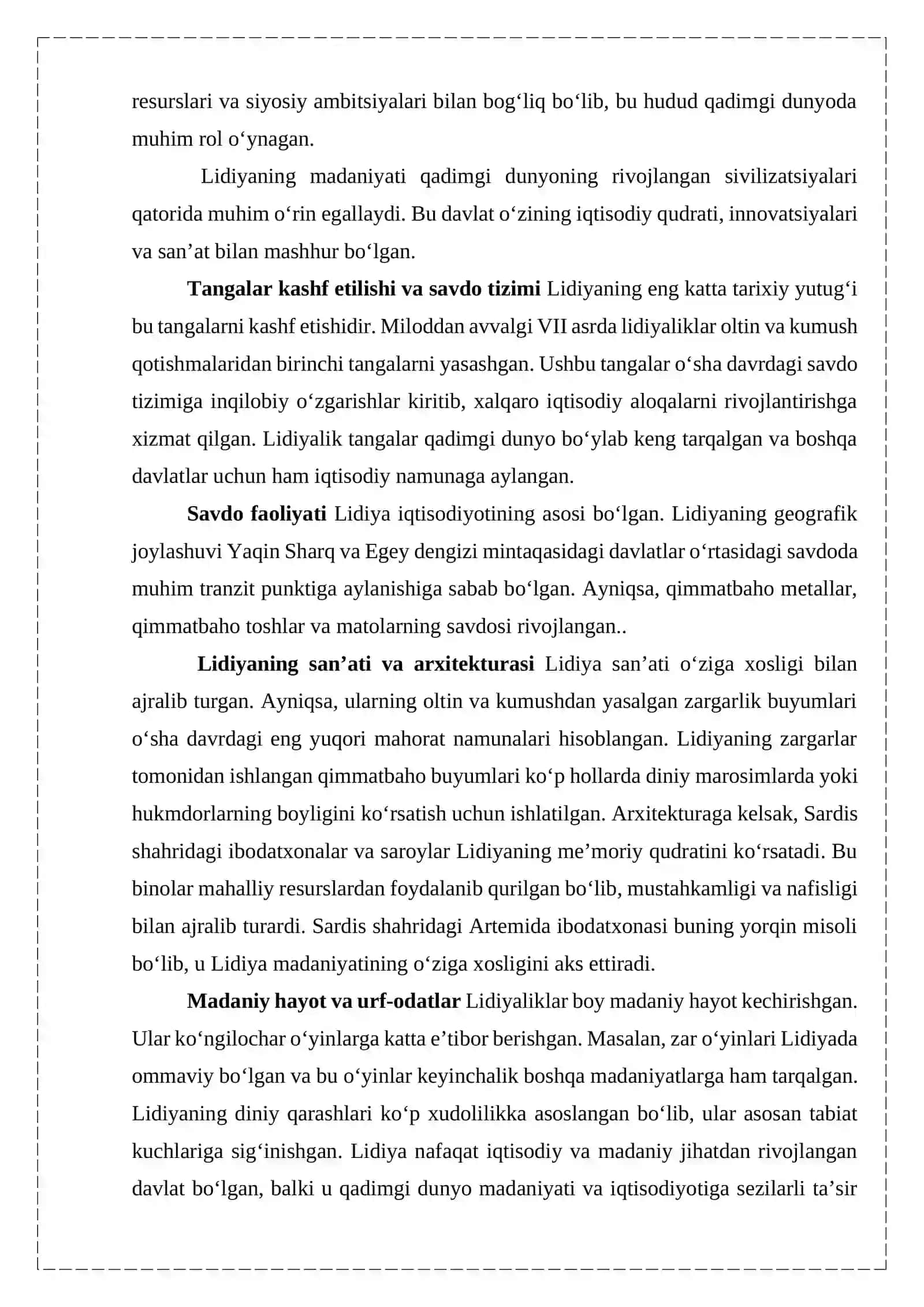 QADIMGI LIDIYA DAVLATI 2