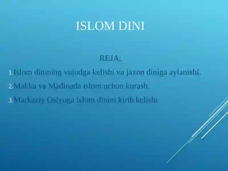 Islom Dini 2