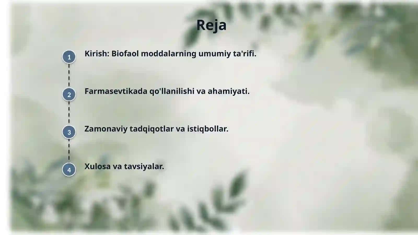 Farmasevtika sanoatida biofaol moddalar 2