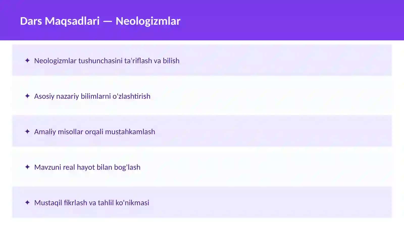 O'ZBEK TILI 2