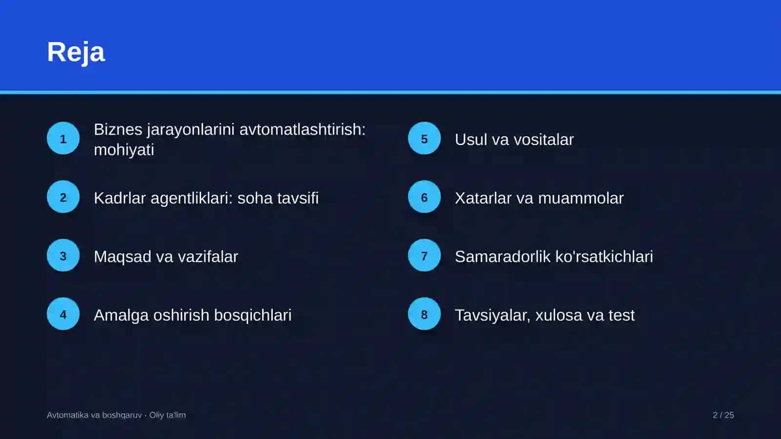 Kadrlar agentliklarida biznes jarayonlarini avtomatlashtirish 2