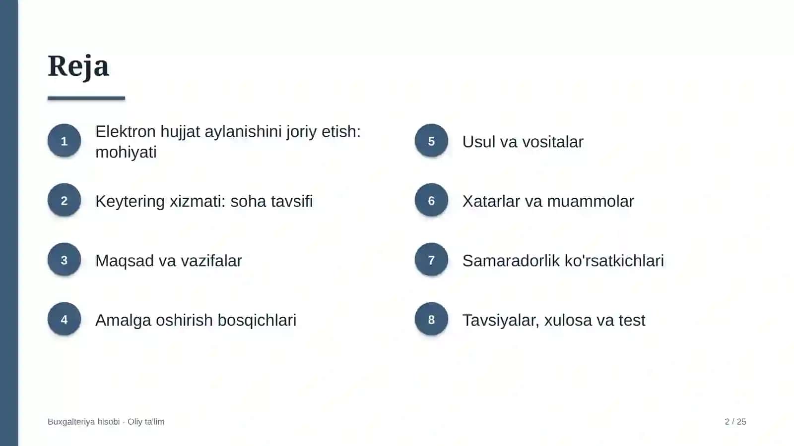 Keytering xizmatida elektron hujjat aylanishini joriy etish 2