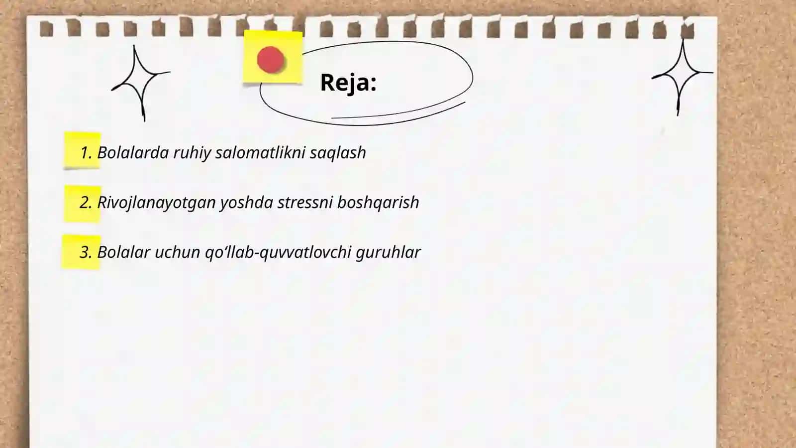 Oilaga psixologik xizmat koʻrsatishni tashkil etish 2