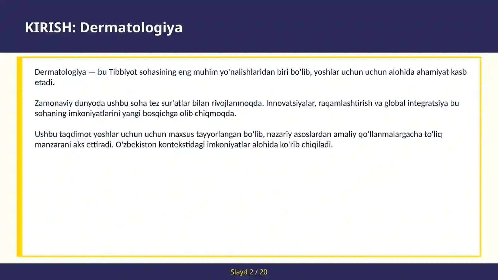 DERMATOLOGIYA 2