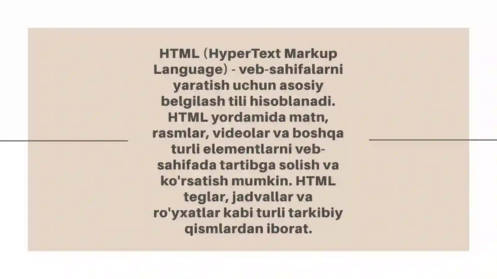 HTML Teglar 2