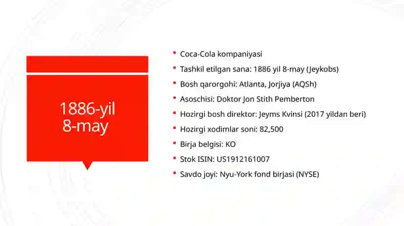 Coca-Cola haqida slayd 2